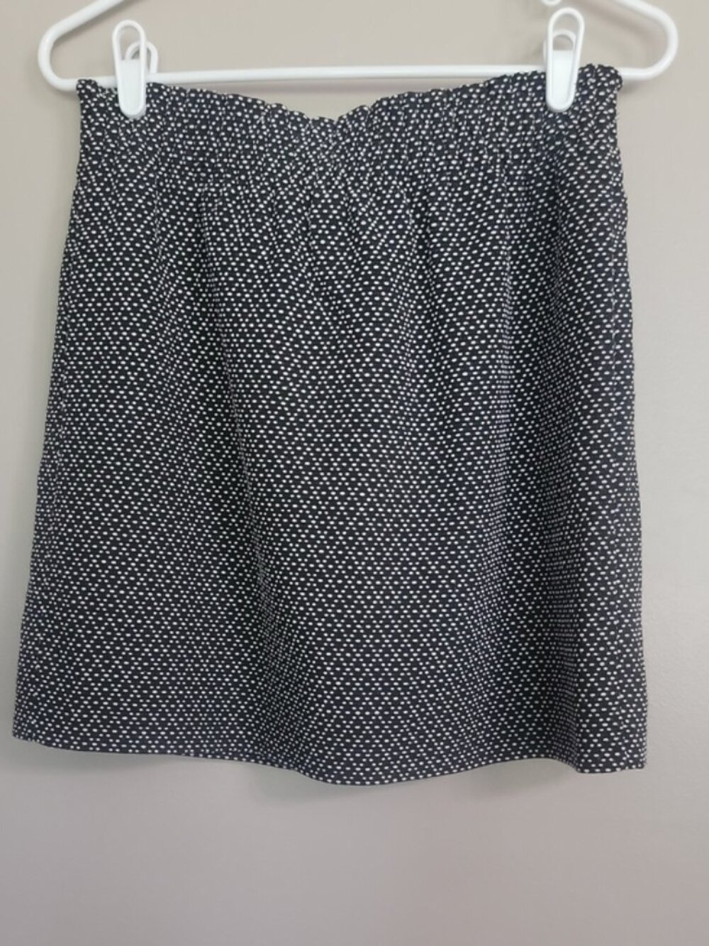 J. Crew Black And White Patterned Mini Skirt Size 6